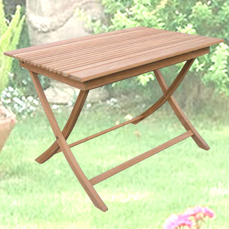 折り畳みスクエアーテーブルA　ガーデン家具　【送料無料】