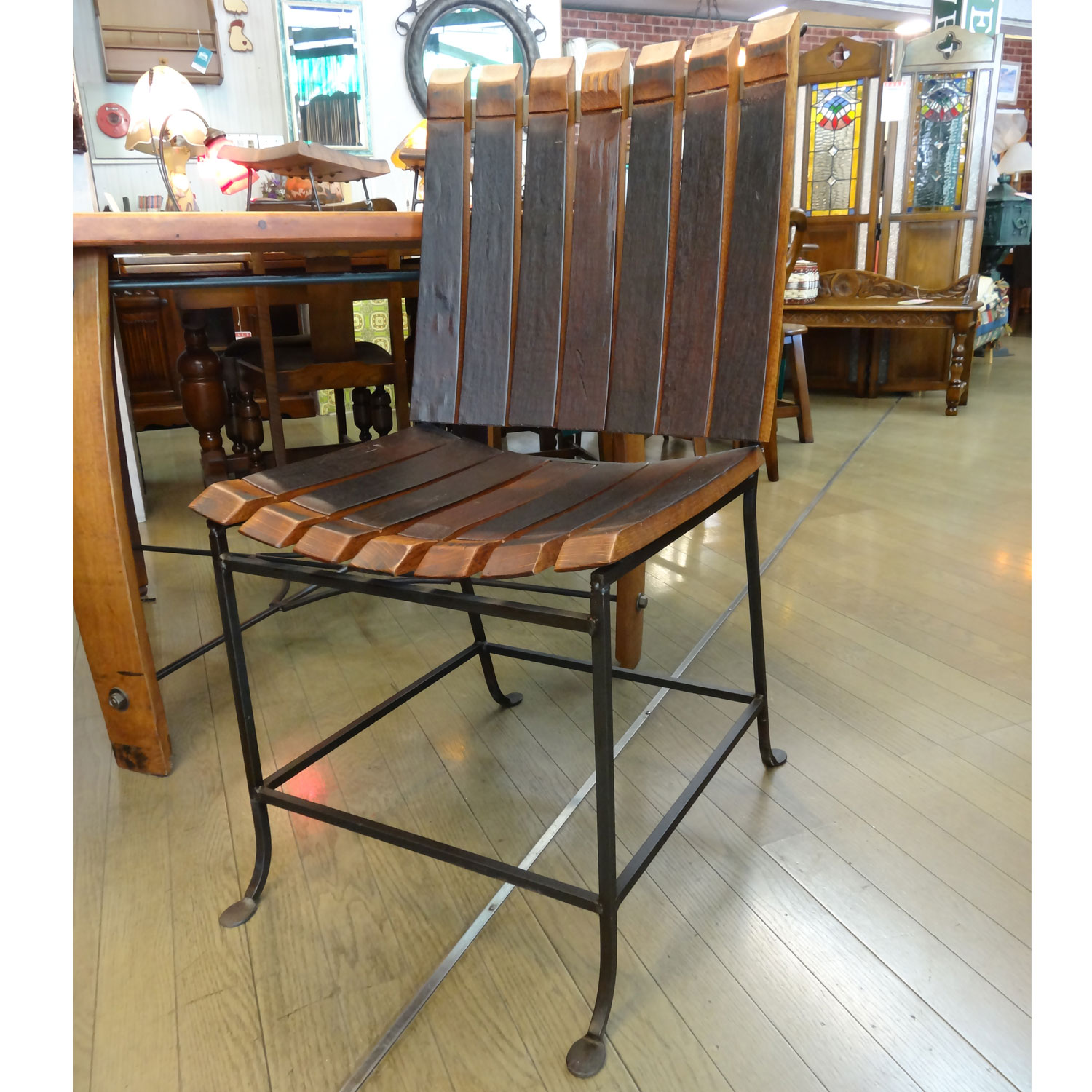 ワインステーブ・ダイニングチェア　ITY-W825　ワイン樽家具