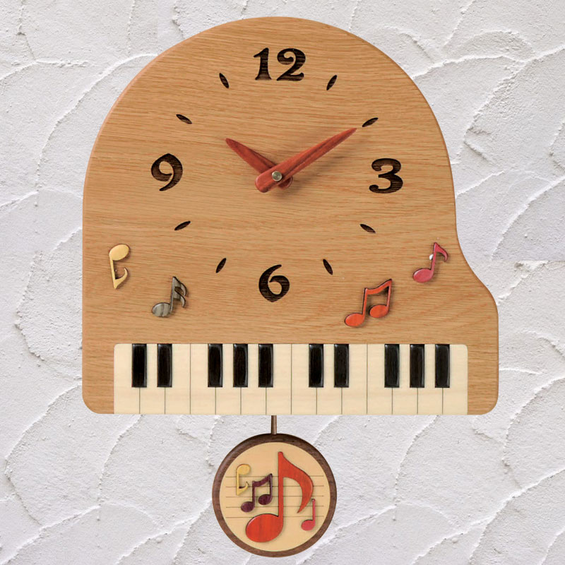 ピアノ振り子時計 【送料無料】