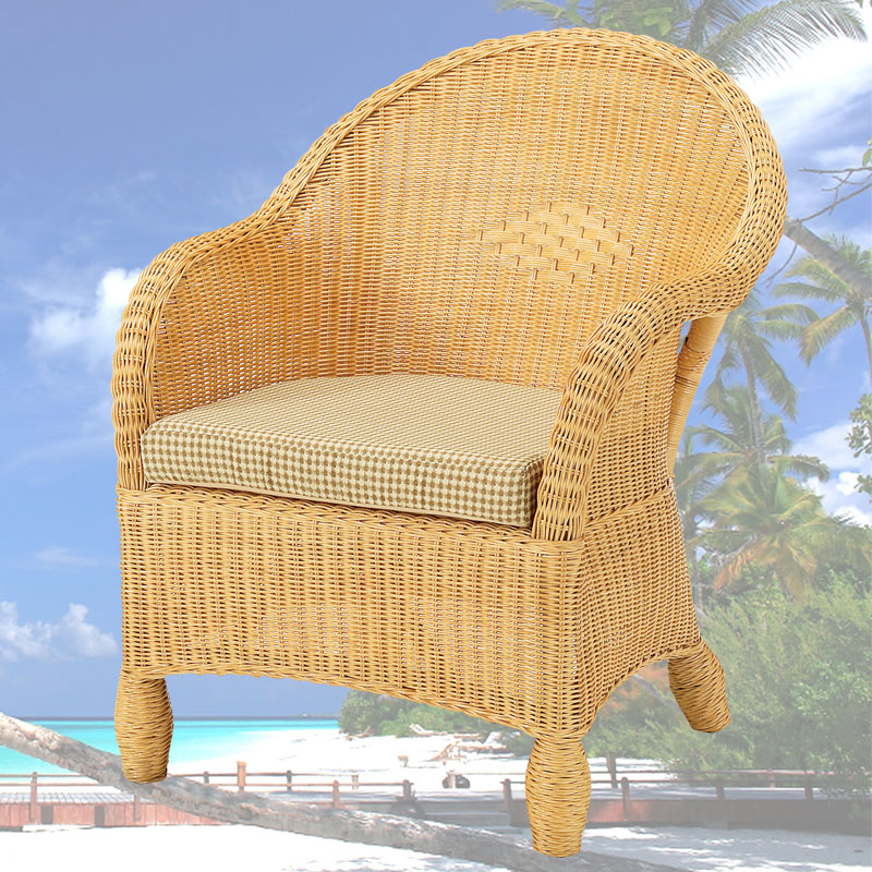 ソファー(一人掛け)　IMEDS-Y127　ラタン・籐家具