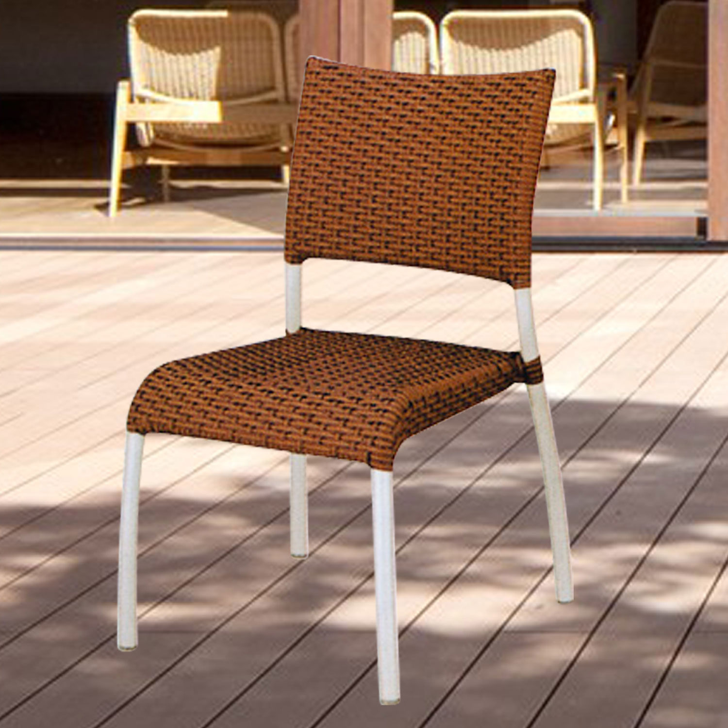 アルミニウムファニチャー　アルミチェア2脚セット　JB-32610