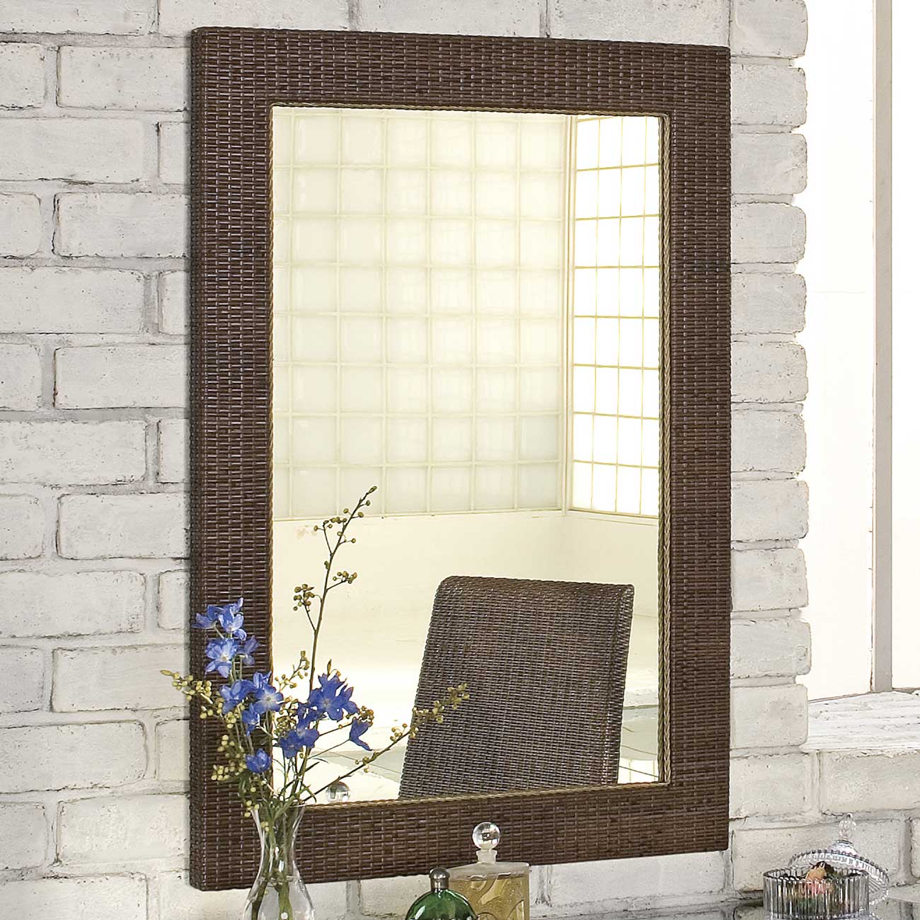 ベンチュラミラー　ラタン・籐家具