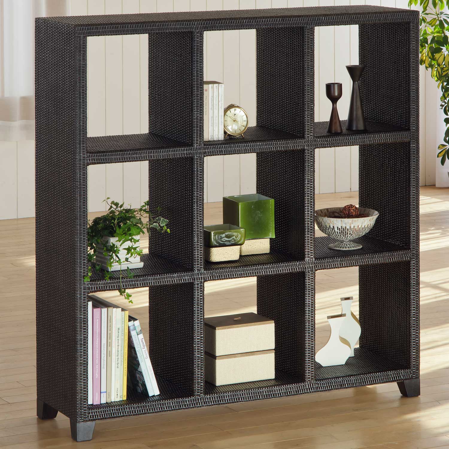 ベンチュラシェルフL　ラタン・籐家具