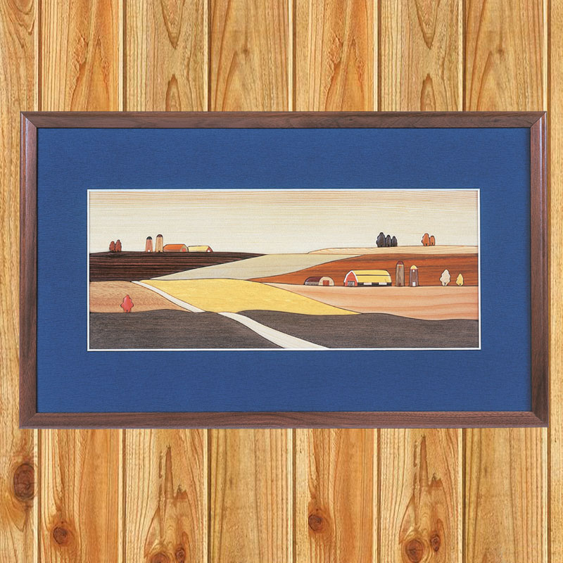 寄せ木絵シリーズ　風景　 【送料無料】