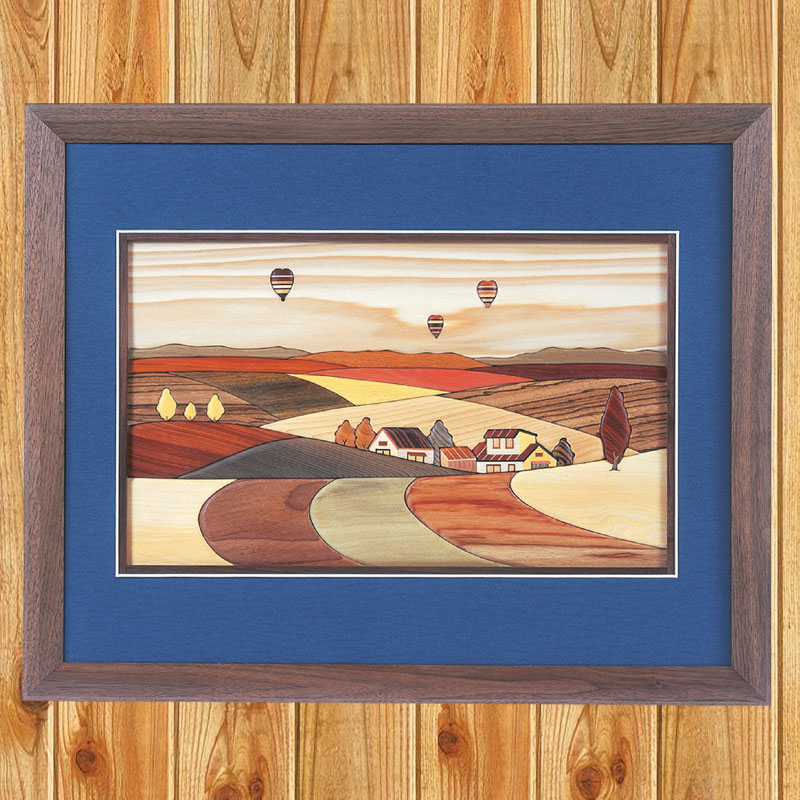 寄せ木絵シリーズ　風景No.11　 【送料無料】