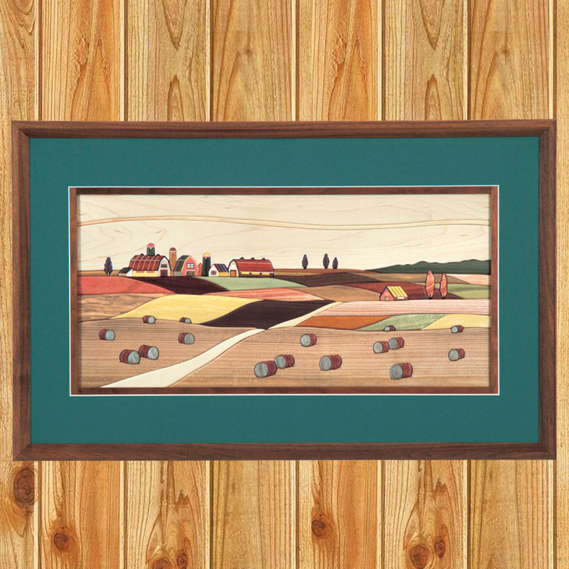 寄せ木絵シリーズ　風景No.14　 【送料無料】