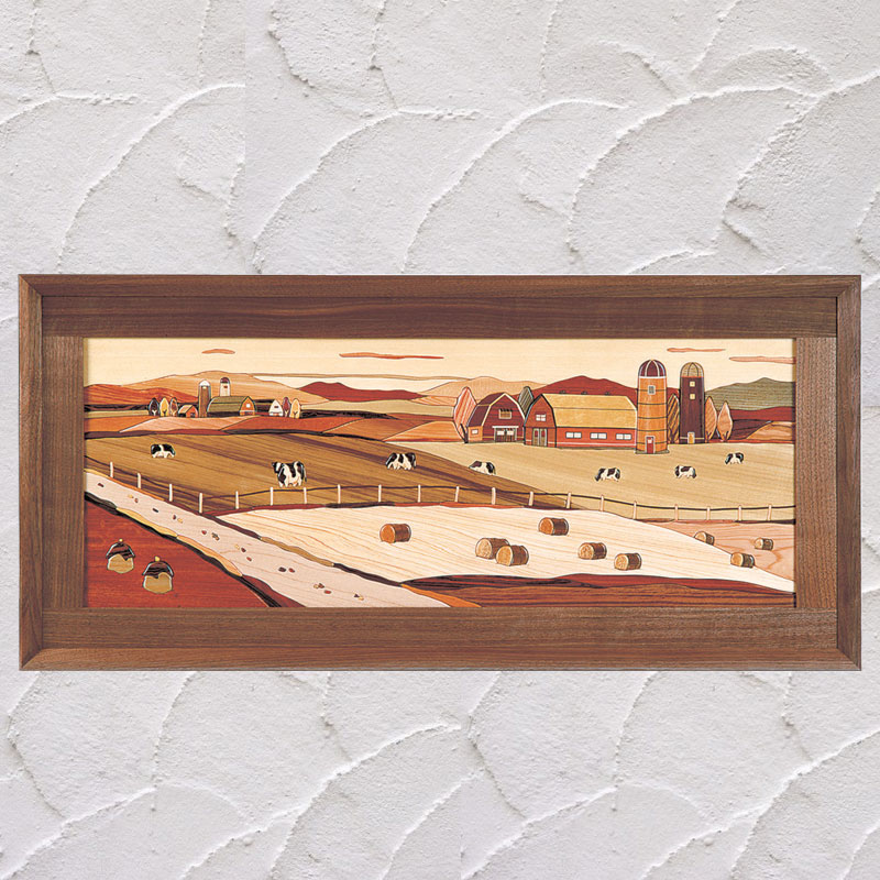 寄せ木絵シリーズ　風景No.7　 【送料無料】