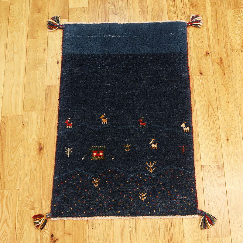 ペルシャギャッペ(ギャッベ)　玄関マットサイズ　M-BT4854