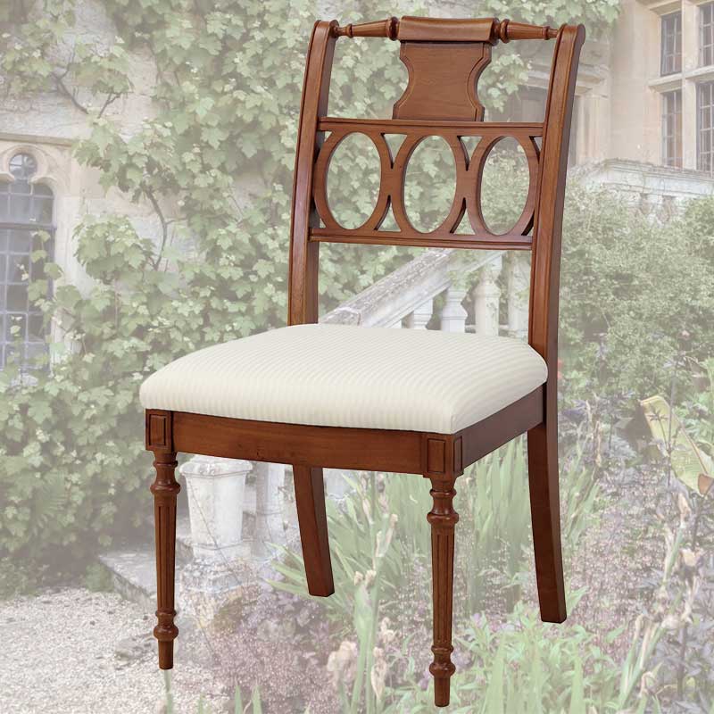 英国リージェンシースタイルのダイニングチェアE　逆輸入家具