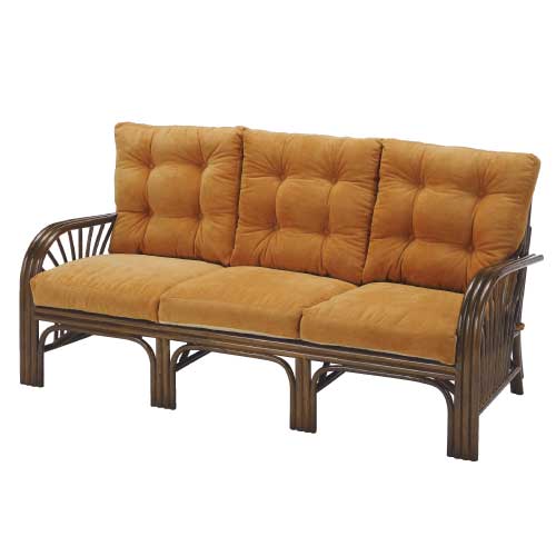 ソファー(三人掛け)　IMEDS-Y633B　ラタン・籐家具