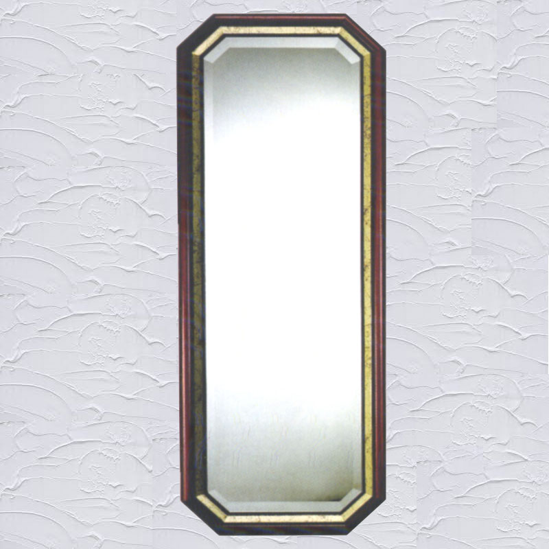 イタリア製大型8角形ミラー　W52×H142cm　【送料無料】