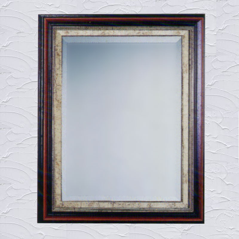 イタリア製長方形壁掛けミラー　W69×H89cm　【送料無料】