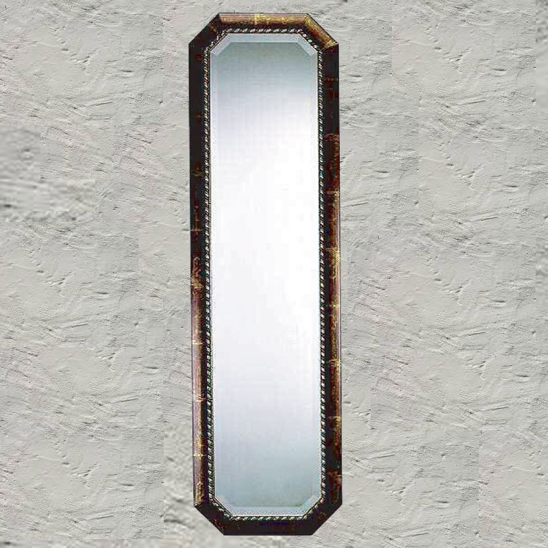 イタリア製大型8角形ミラー　クラシック　W41×H141cm　【送料無料】