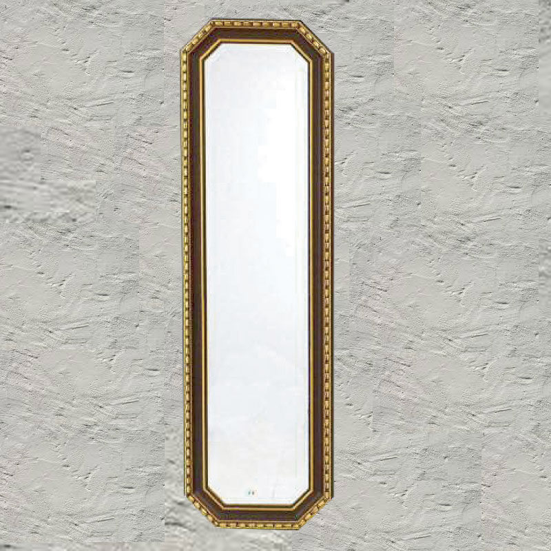 イタリア製大型8角形ミラー　クラシック　W43×H143cm　【送料無料】