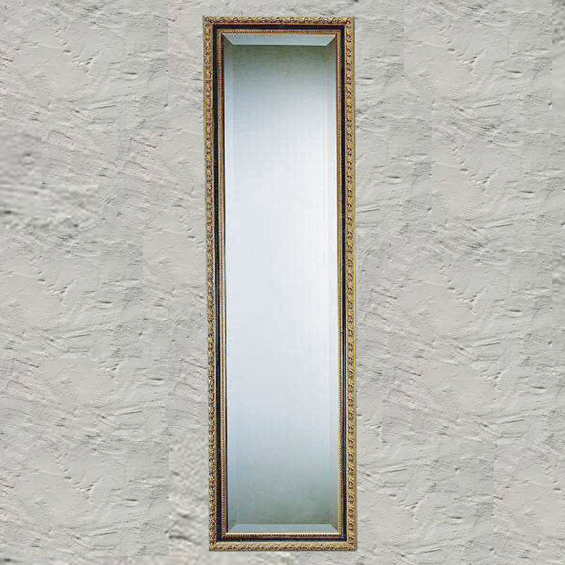 イタリア製壁掛け縦長ミラー　クラシック　W39×H139cm　【送料無料】