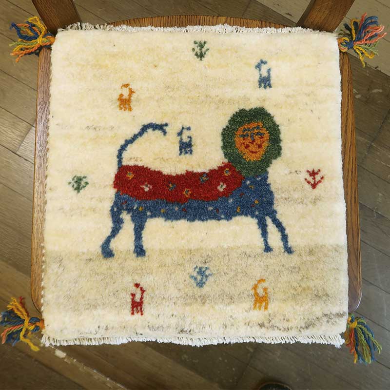 ペルシャ絨毯ギャッベ　AB-T5705　40×40