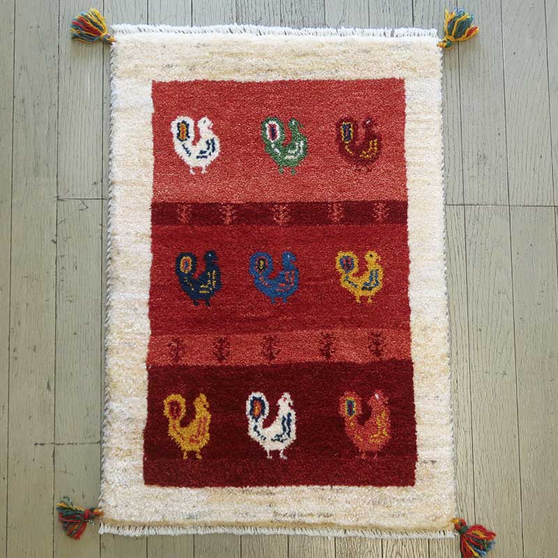 ペルシャ絨毯ギャッベ　M-RJ12508