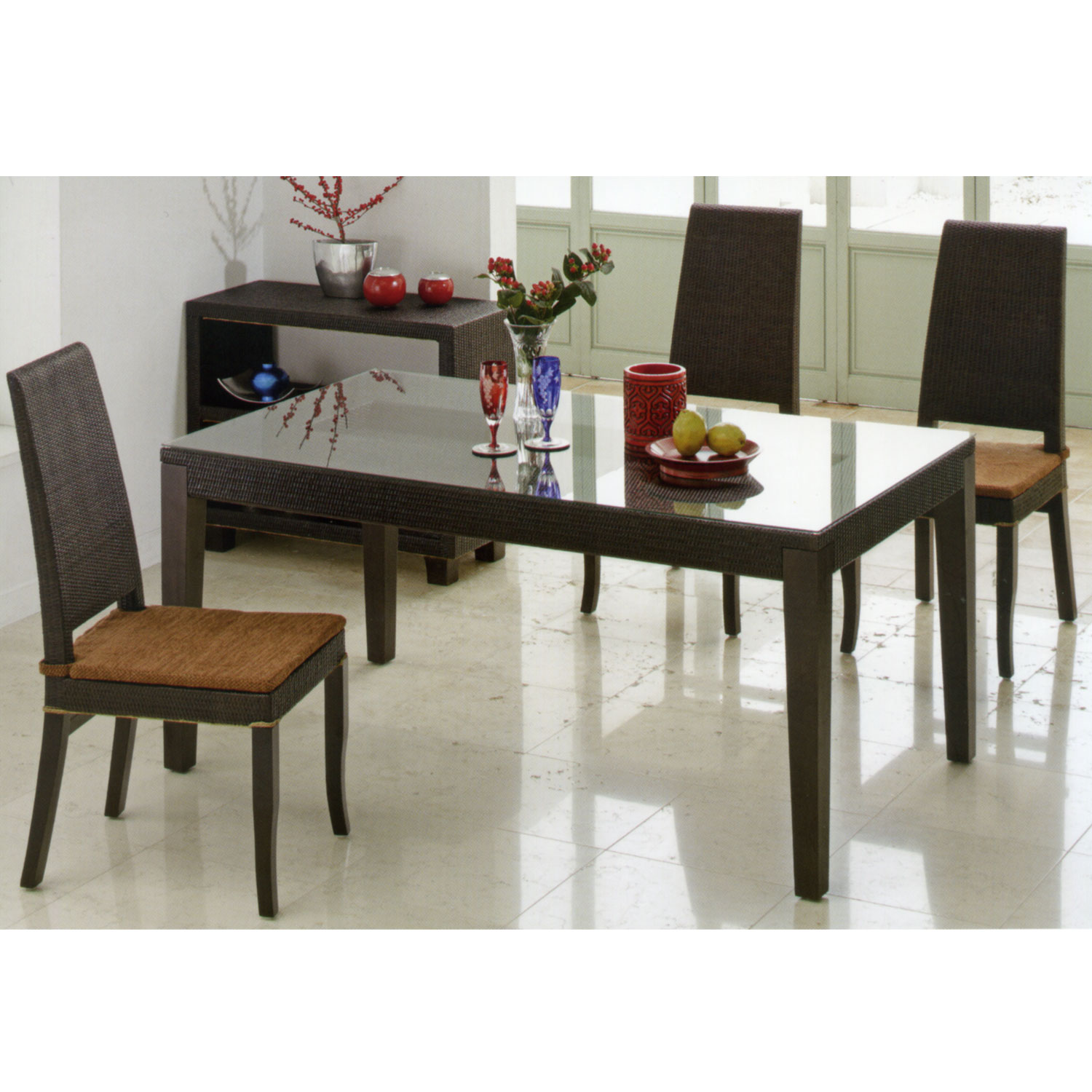 コレクションダイニングテーブル5点セット　KAZA-05-0434-02-0456