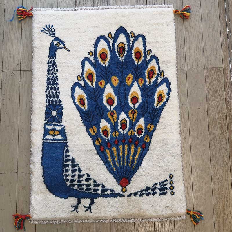 ペルシャ絨毯ギャッベ　M-RJ13076