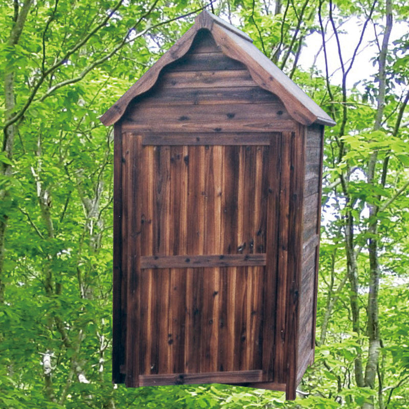 切妻小型ガーデンストア(木製物置)1211　屋外用