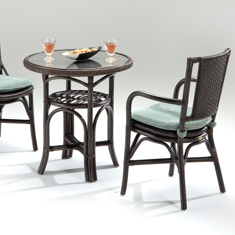 モンセラアームラウンジ3点セット　カザマ　ラタン・籐家具