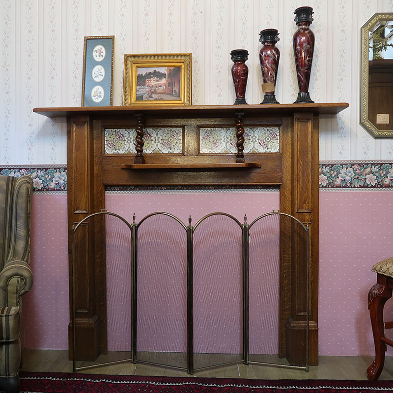 マントルピース・壁掛け暖炉棚　H32-34　ヴィンテージ暖炉棚