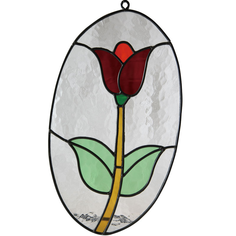 ステンドグラス　JB-87055　チューリップ