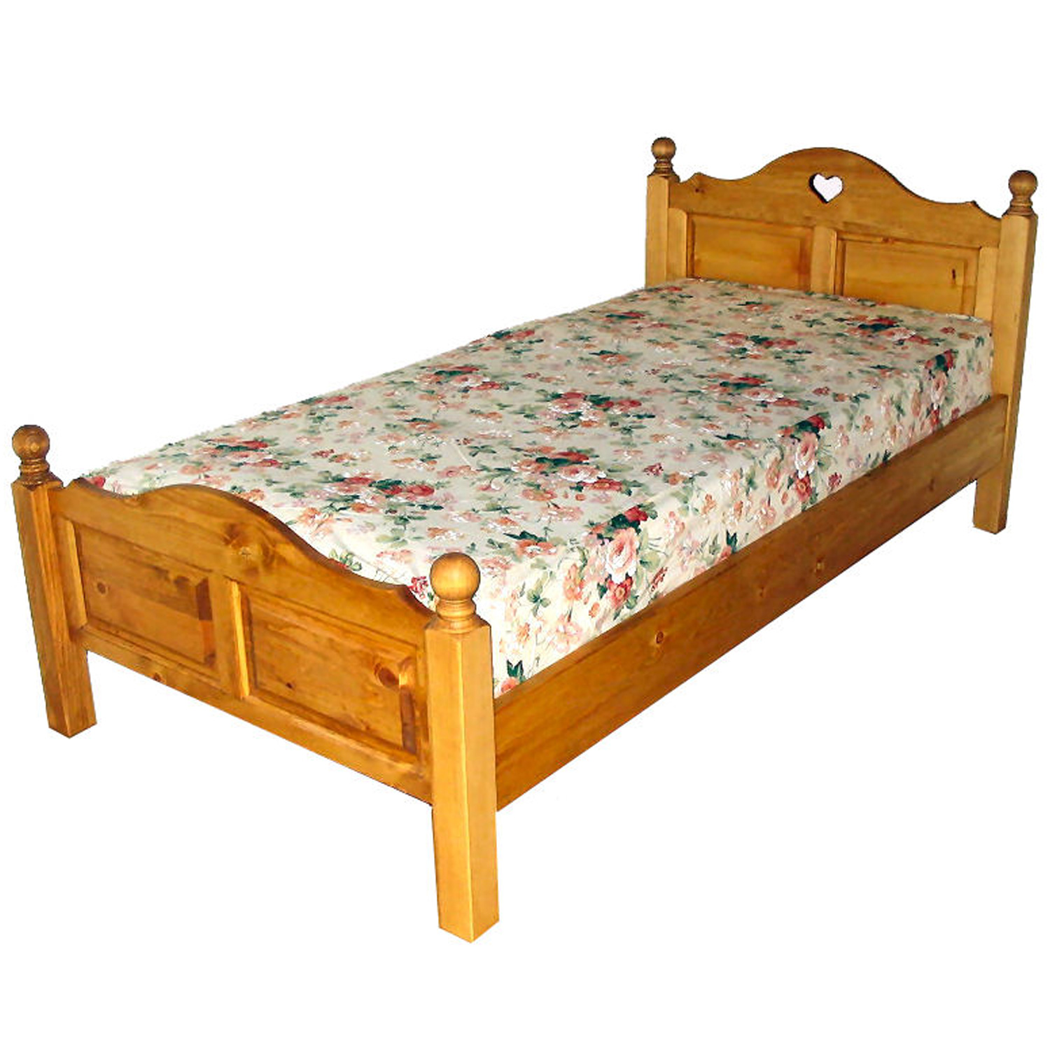 コロニアルベッド(マットレス別売)　OKR-BE028-S　シングルサイズ　カントリー家具