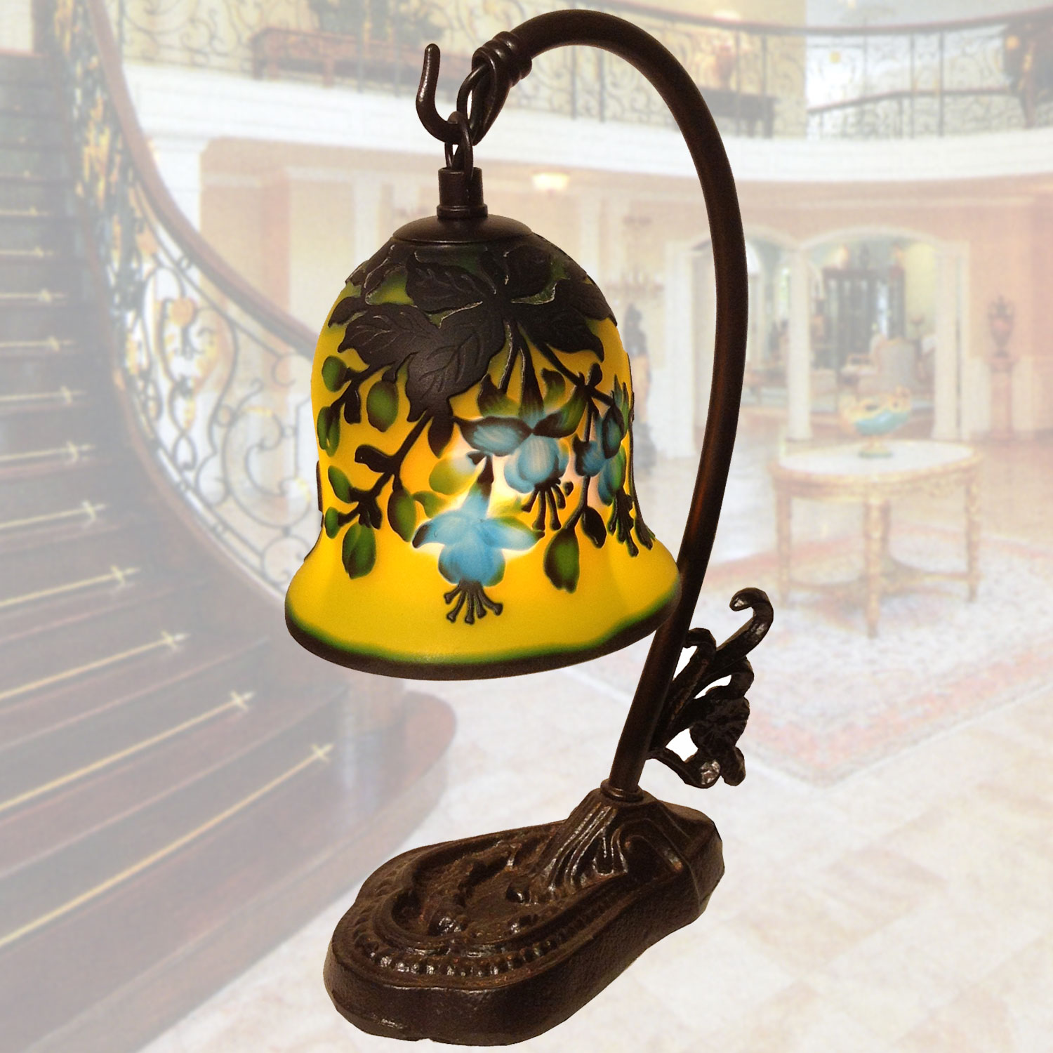 ガレ風ミニランプ　KDF-KIM-204