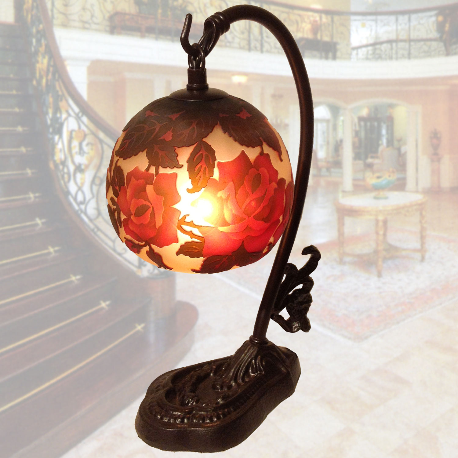 ガレ風ミニランプ　KDF-KIM-201