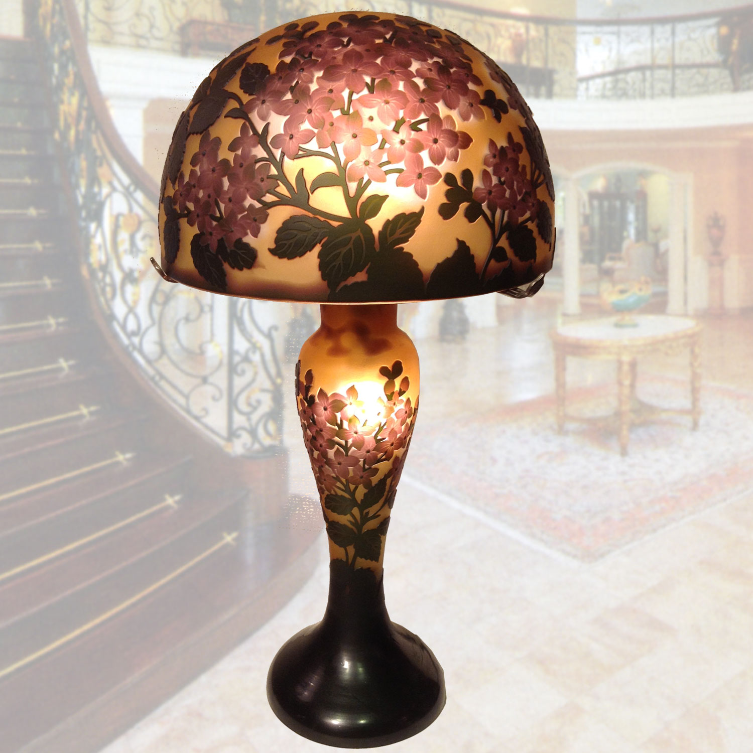 ガレ風ランプ　KDF-KS-1001