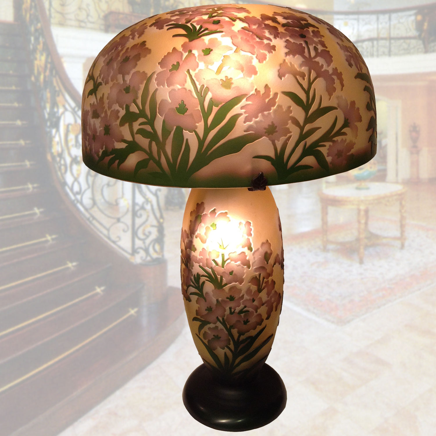 ガレ風ランプ　KDF-KS-1002