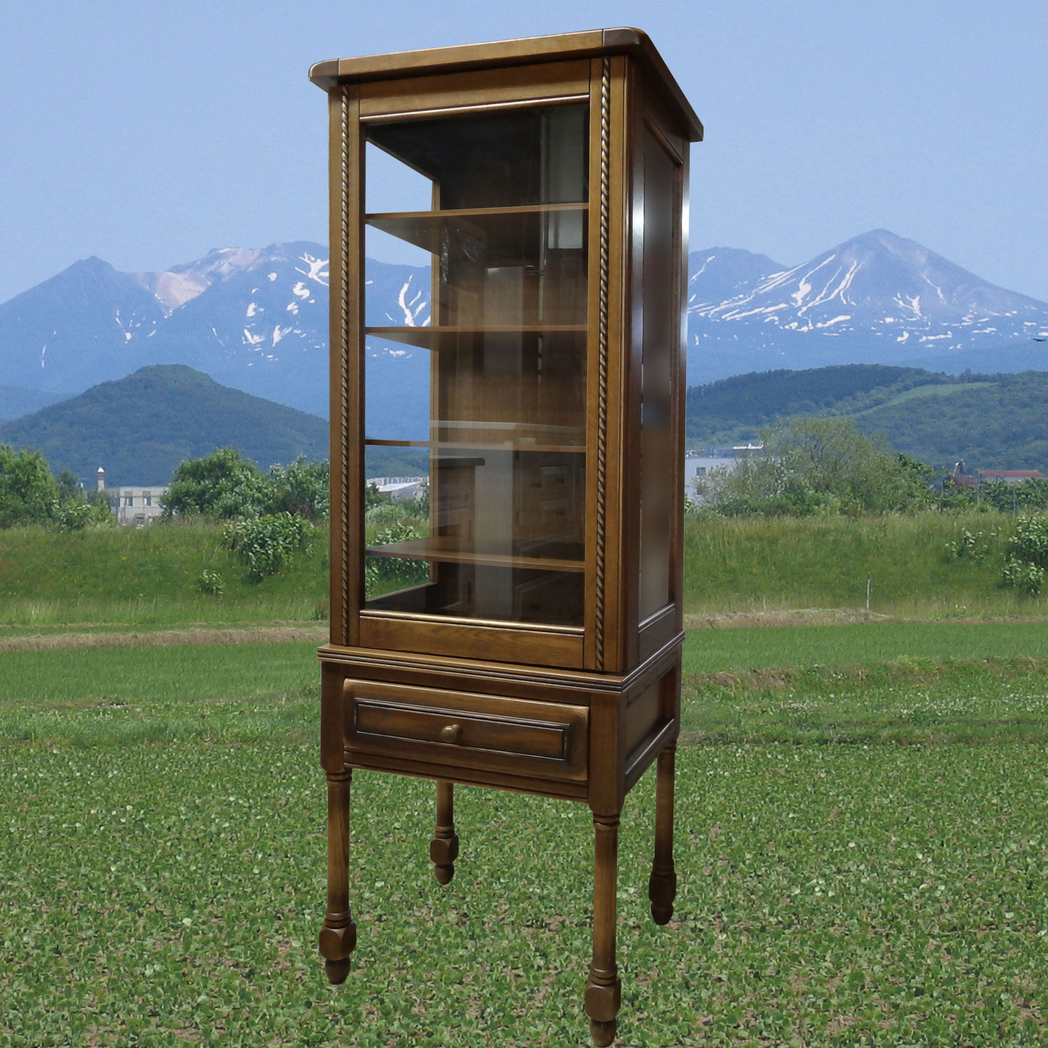 飾り棚　 KAT-KD50　クラシックコレクション　北海道家具　【送料無料】