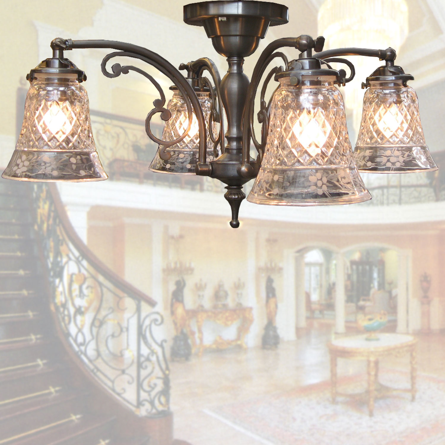 シーリングランプ(天井直付け型)　SAN-CP1204A-006