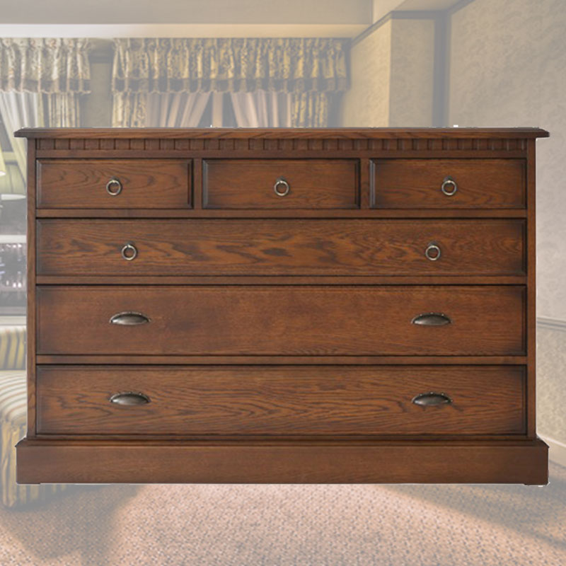 118cm幅チェスト　グレーストリアDX　【送料無料】