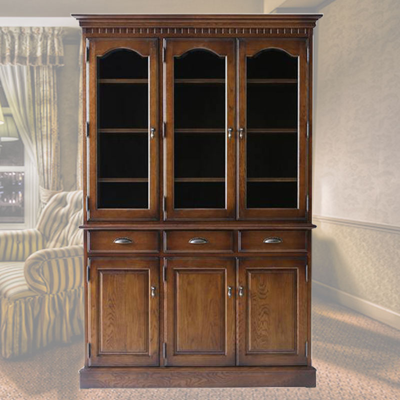 120cm幅のカップボード　グレーストリアDX　【送料無料】