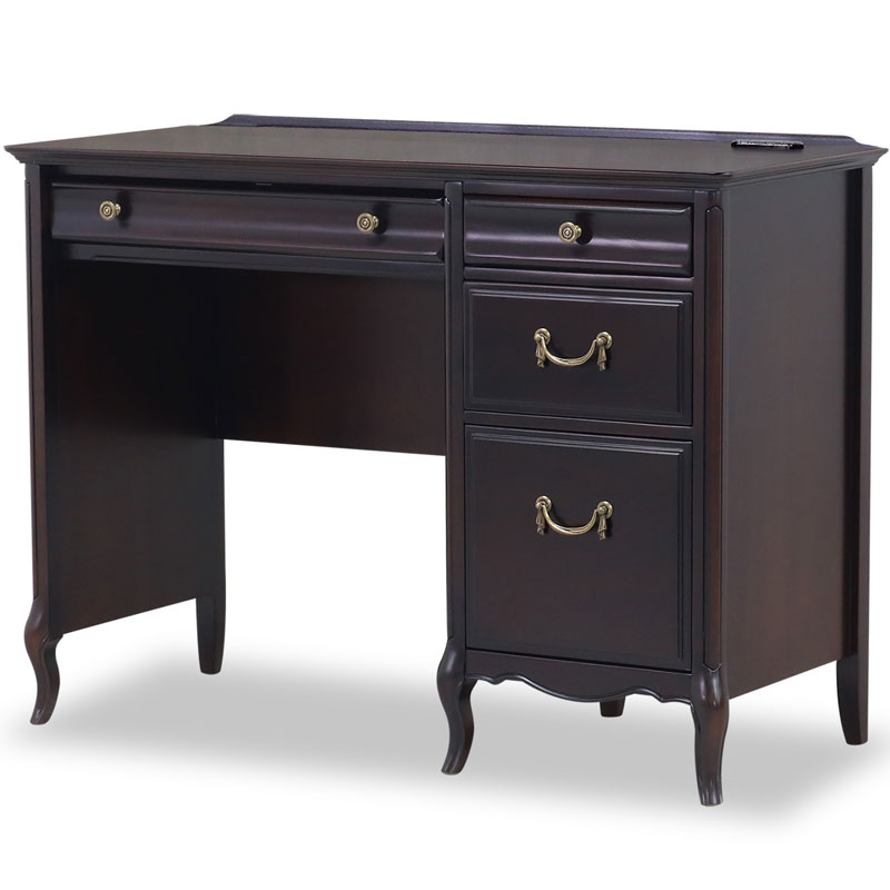 クラシック様式のミラーナD色の100cm幅デスク　逆輸入家具