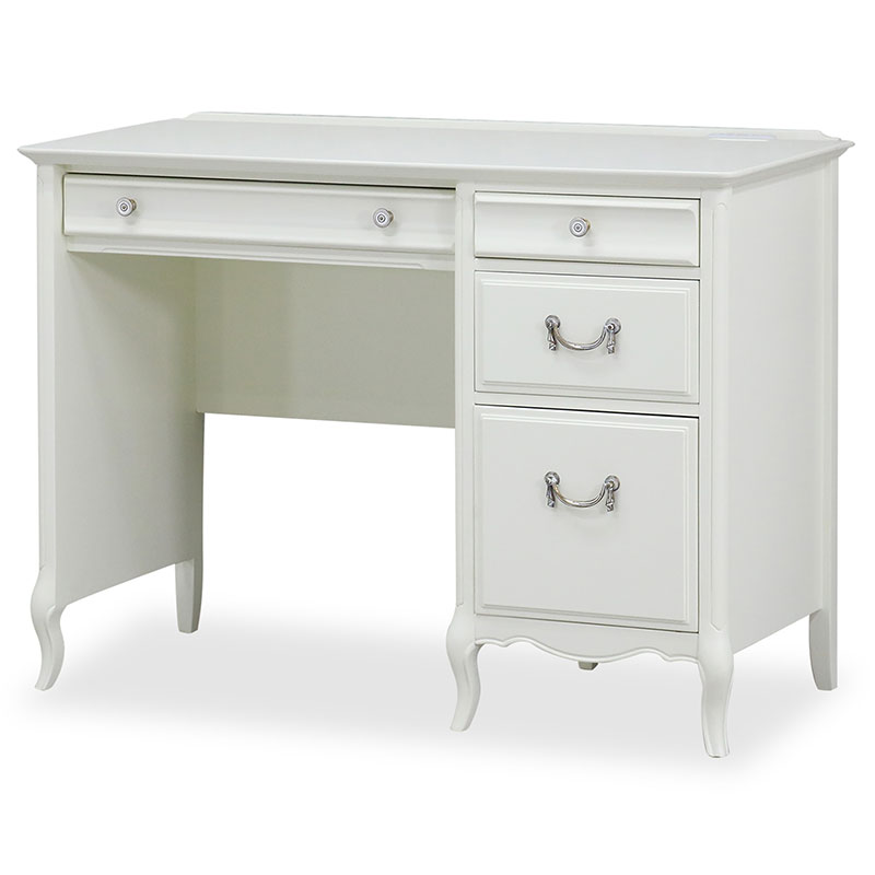 エレガントで高級感漂うミラーナWシリーズの100cm幅デスク　逆輸入家具