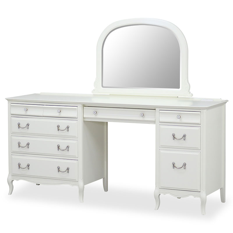 エレガントで高級感漂うミラーナWシリーズの160cm幅ドレッサー