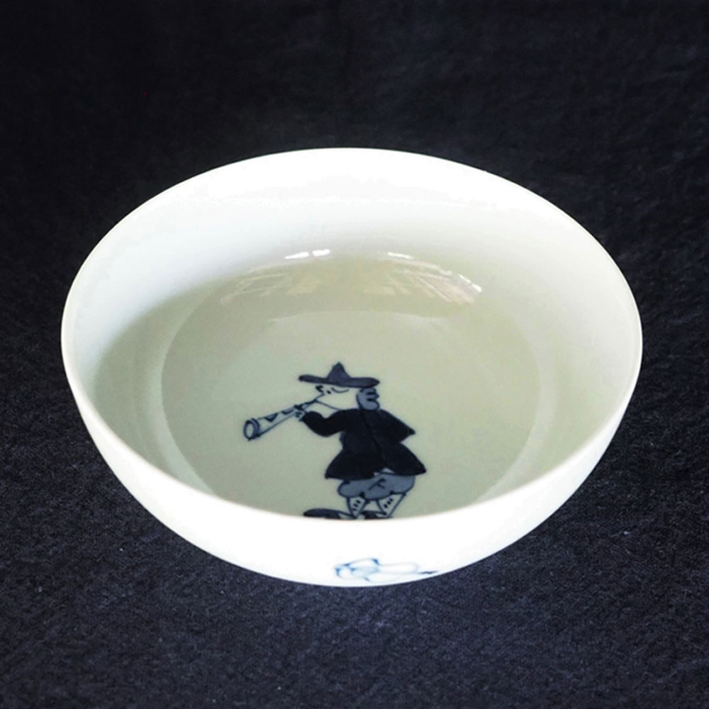 ミューシ゛ック・シリース゛ クラリネットホ゛ウル　青花　有田焼