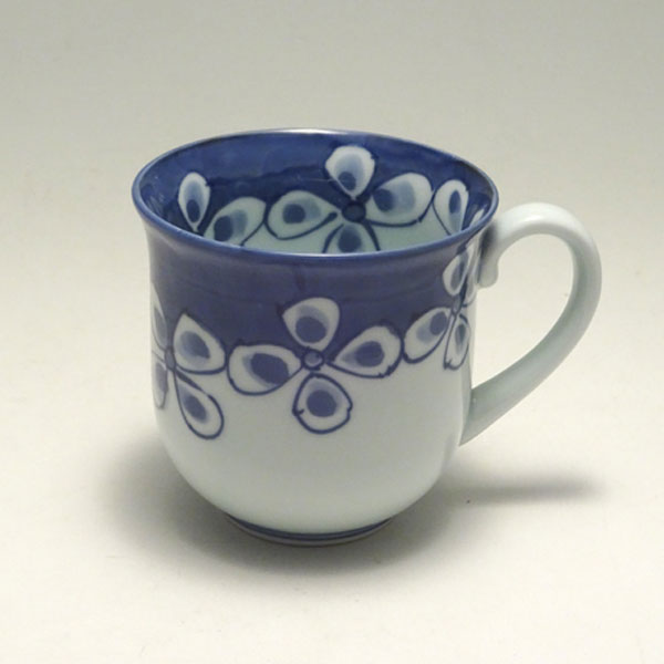 マグカップ HANATSUNAGI　青花　有田焼