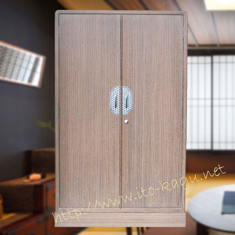 総桐胴厚帯たんす　焼桐仕上げ