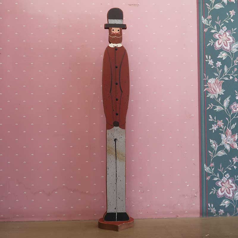 アメリカンカントリー小物　ボーラーハットの紳士　【送料無料】