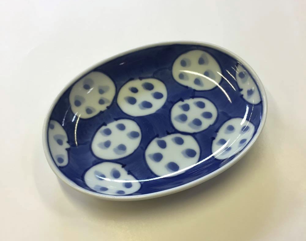 小判小皿 MARUDAMI　青花　有田焼