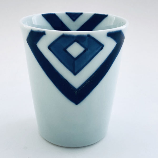EDO　ミルクカップ(中)　青花　有田焼