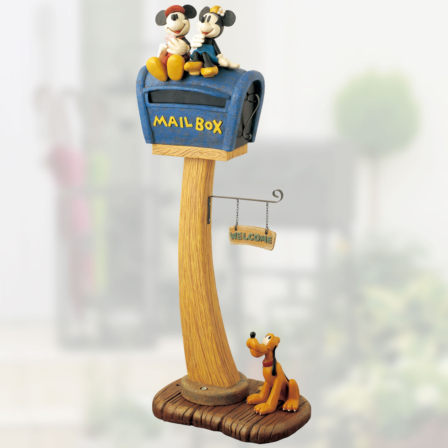 レジン郵便ポスト　ミッキー・ミニー　SETO-SD-0336【送料無料】