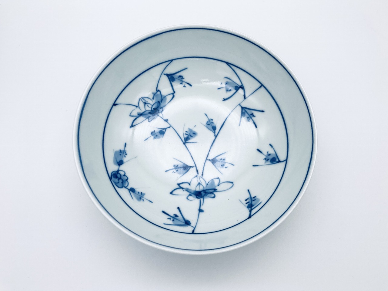 ボールL HANAKARAKUSA　青花　有田焼