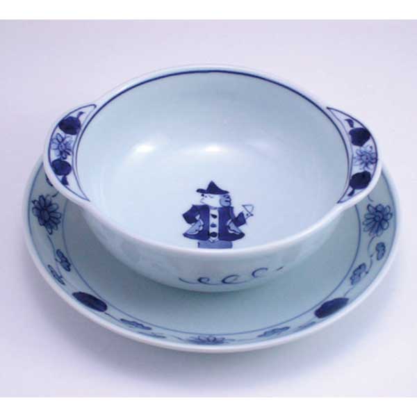 グラス異人丸耳付グラタン碗皿　有田焼