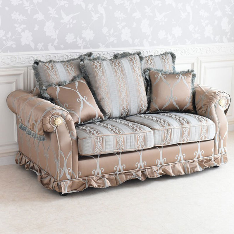 ヨーロピアンエレガントソファ・イタリアン フィオーレ 2P ゴールド