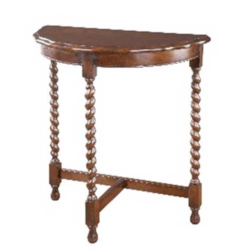 アンティーク調ハーフテーブル(コンソールテーブル)　輸入家具　【送料無料】